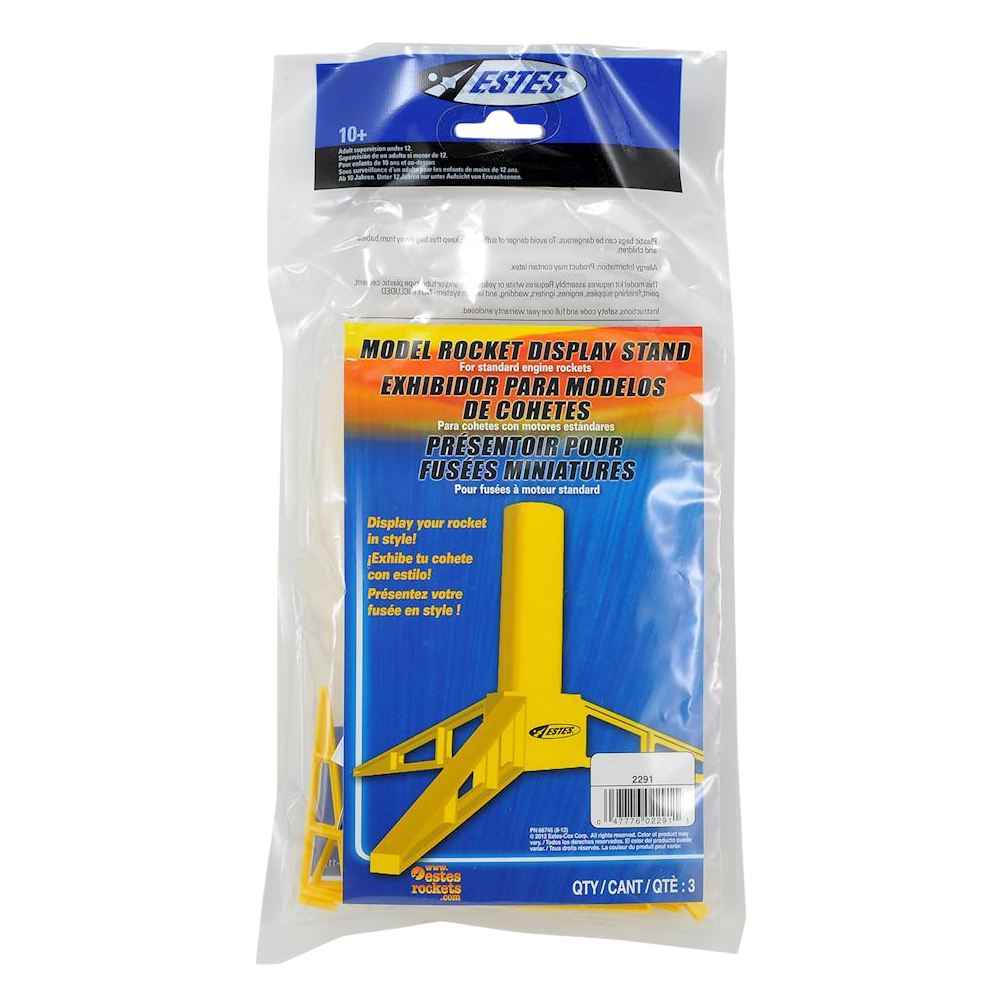 Estes Model Rocket Display Stand for Standard Engine Sizes