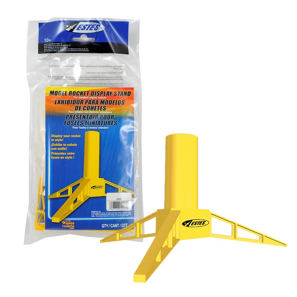 Model Rocket Display Stand (standard engine size)