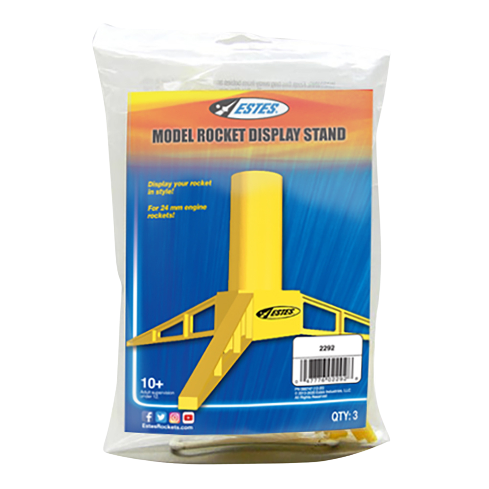 Estes Model Rocket Display Stand for 24mm Model Rockets