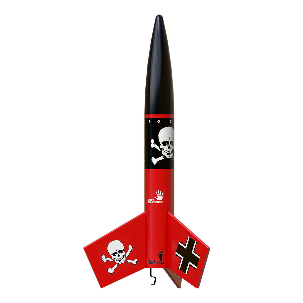 Mini Der Red Max™ Launch Set - Compact Rocket, Big Thrills | Estes Rockets