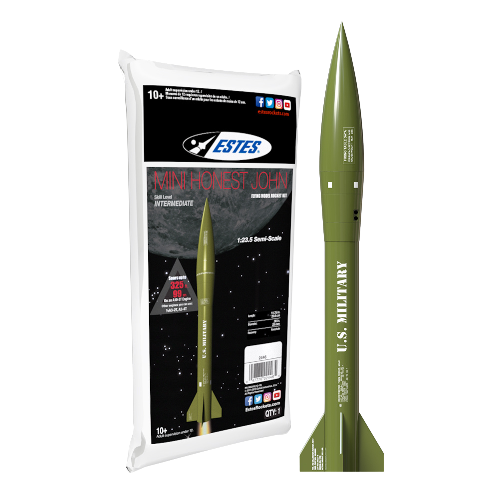 Estes Mini Honest John Flying Model Rocket Kit
