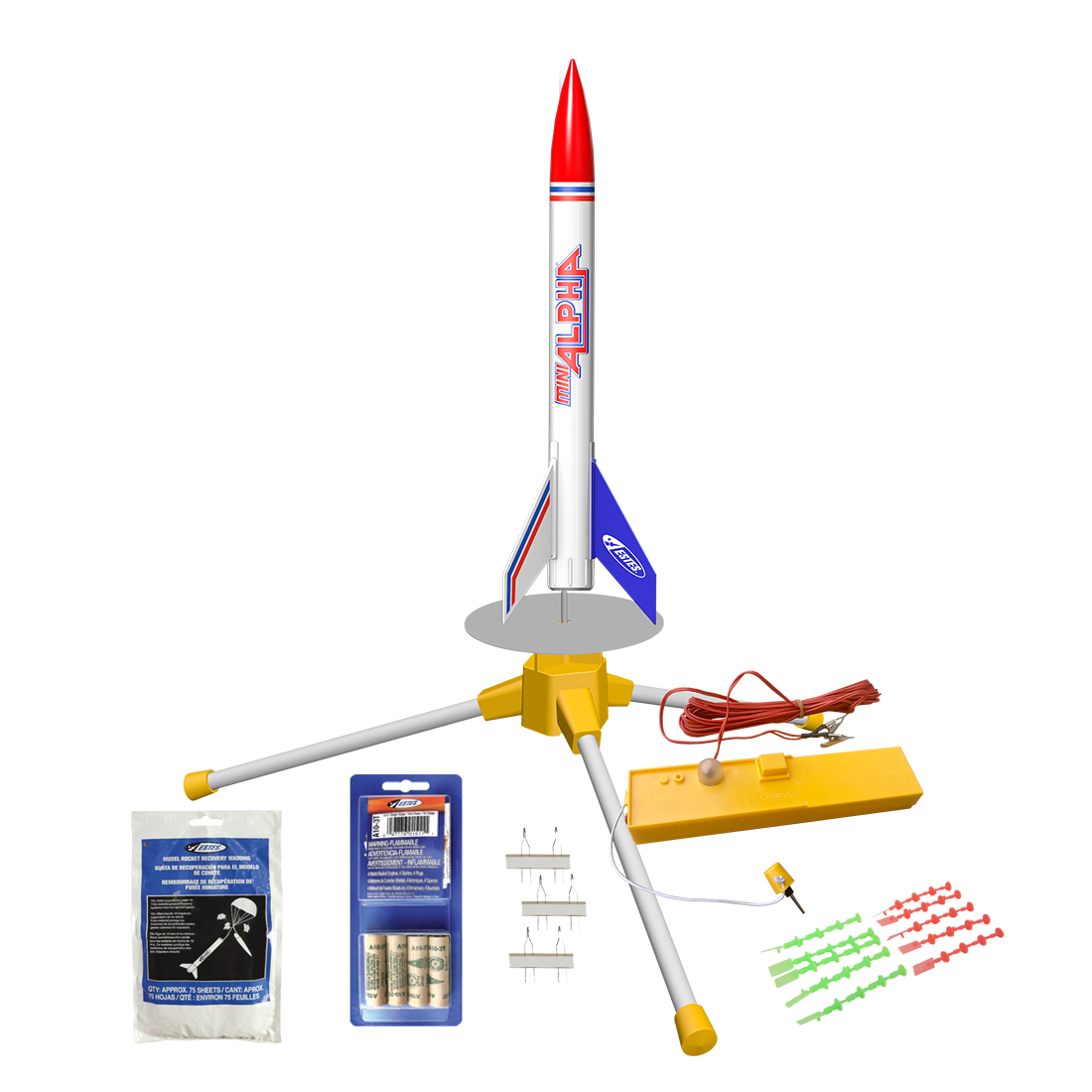 NEW! Mini Alpha Starter Set Bundle - Estes Rockets