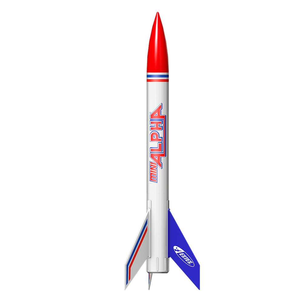 Mini Alpha™ Launch Set - Beginner Model Rocket Kit with Streamer ...