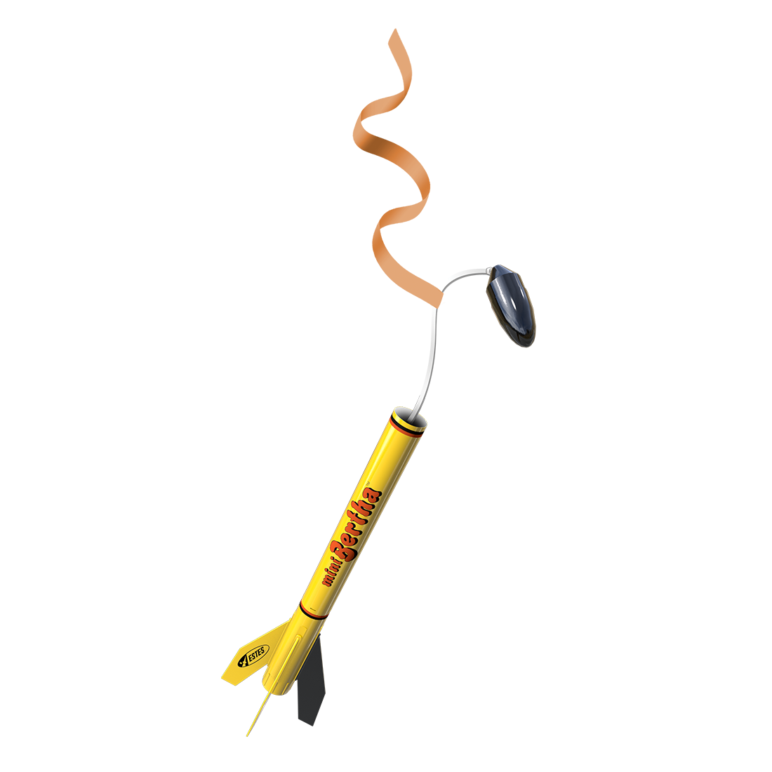Mini Bertha™ Model Rocket Kit - Beginner Friendly High-Flying Fun ...