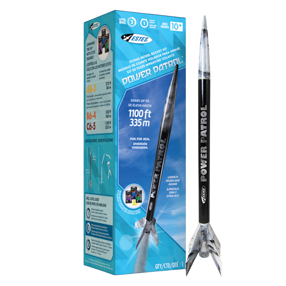 Power Patrol™ Model Rocket Kit - Beginner Friendly High-Altitude Power Patrol™ Model Rocket Kit - Beginner Friendly High-Altitude