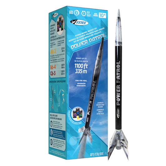 Estes Power Patrol Flying Model Rocket Kit