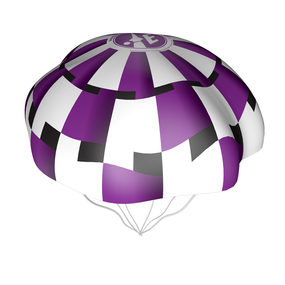 Estes 15 inch Rip Stop Nylon Parachute for Model Rockets