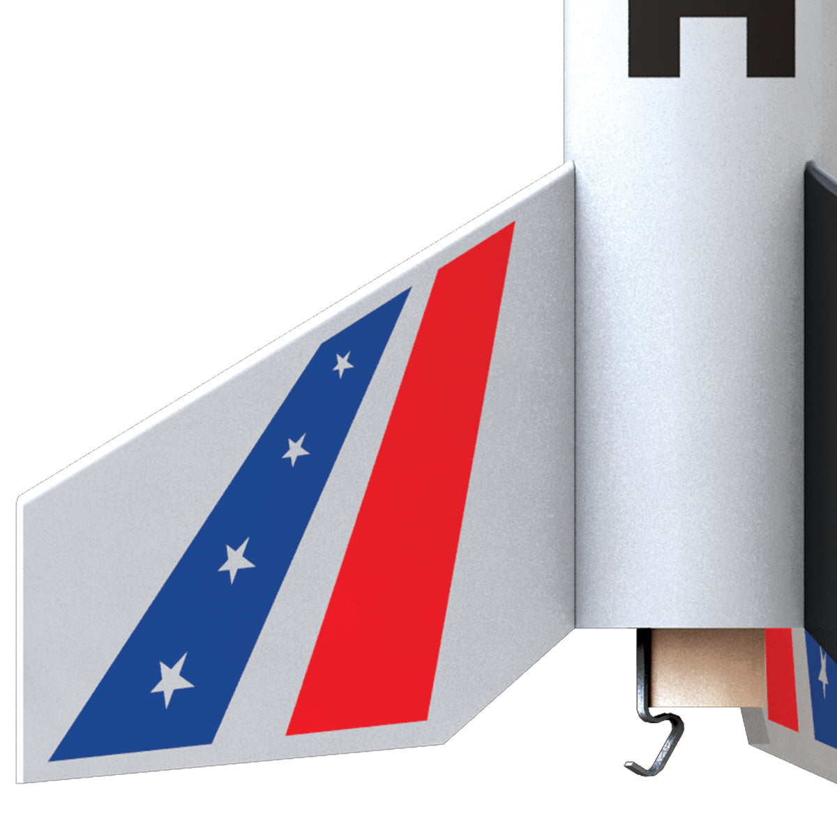 Estes Model Rocket Engine Hook in Rocket for Example