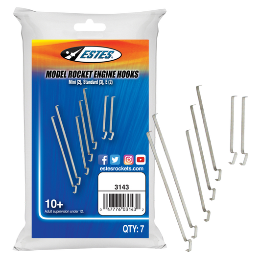 Estes Model Rocket Engine Hook Accessory Pack