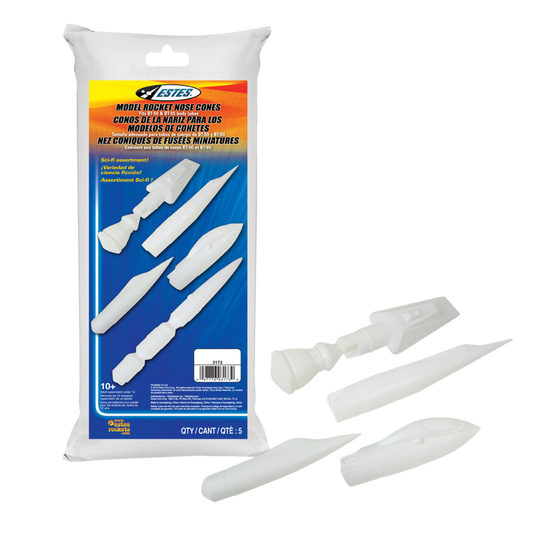 Estes Sci-fi Themed Nose Cones for Model Rockets