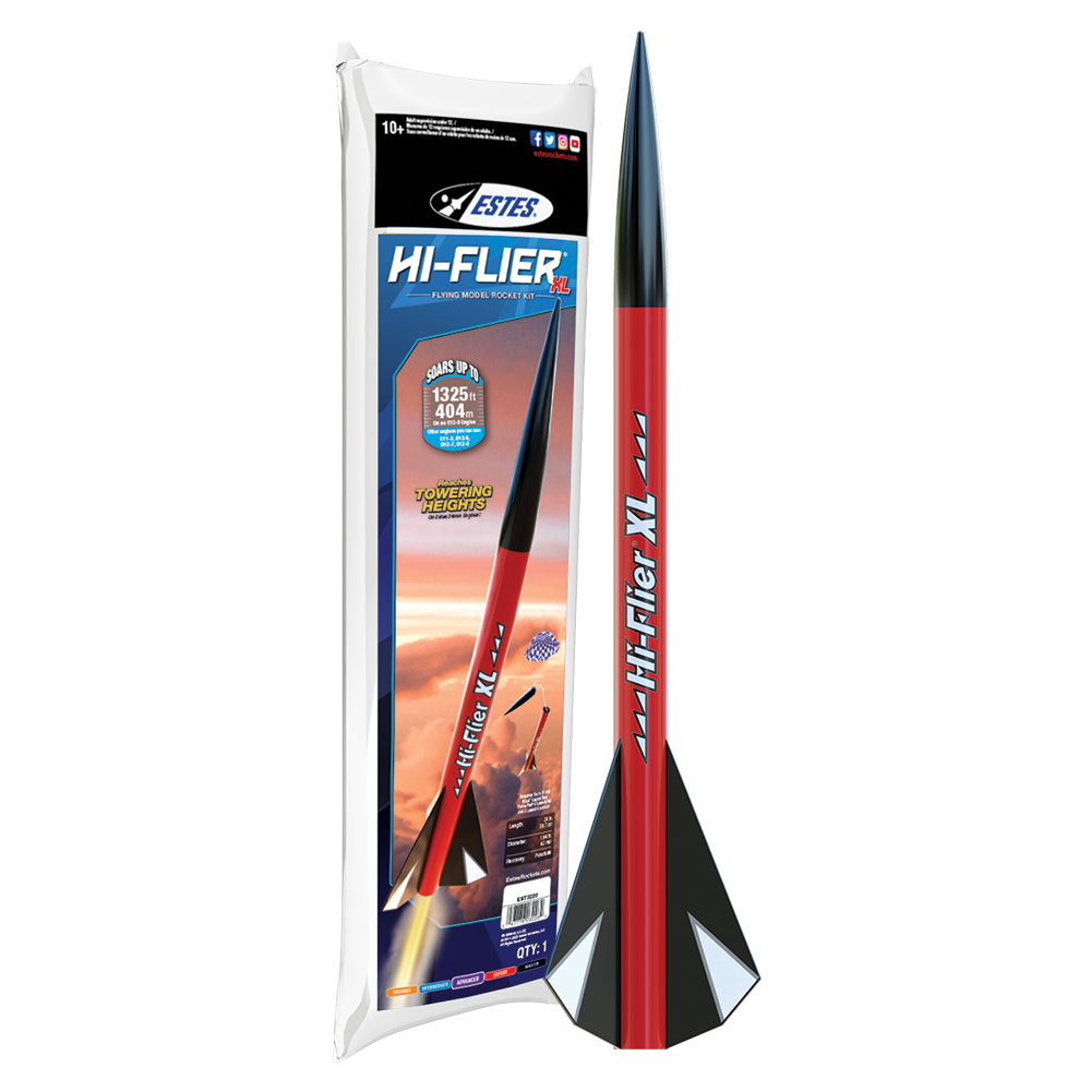 Estes Hi-Flier XL Flying Model Rocket Kit