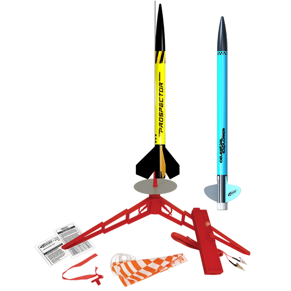 Pathfinder Rockets Fireworks Pathfinder™ Launch Set - Build & Launch 2 Beginner Rockets | Estes Rockets