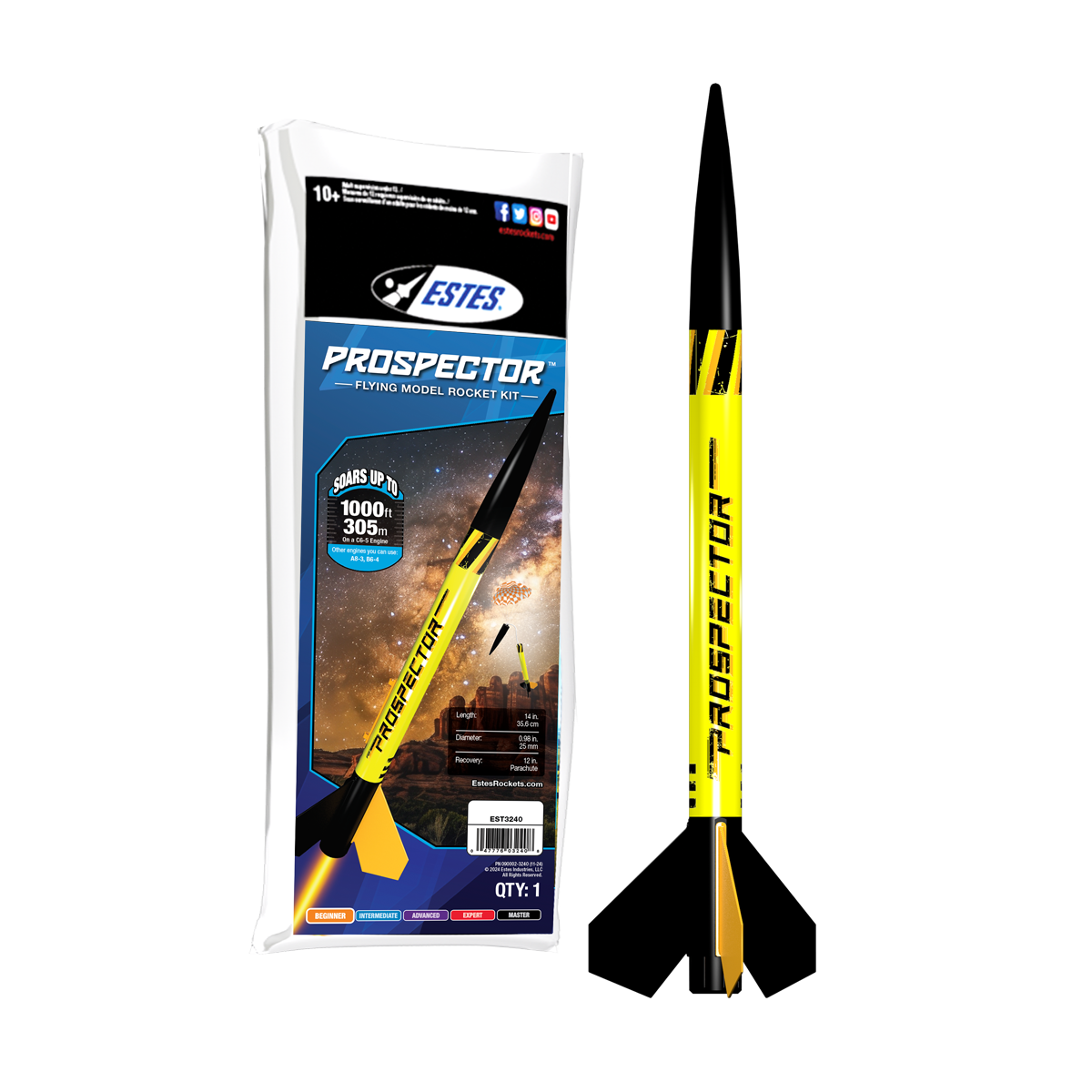 Estes Prospector Model Rocket Kit