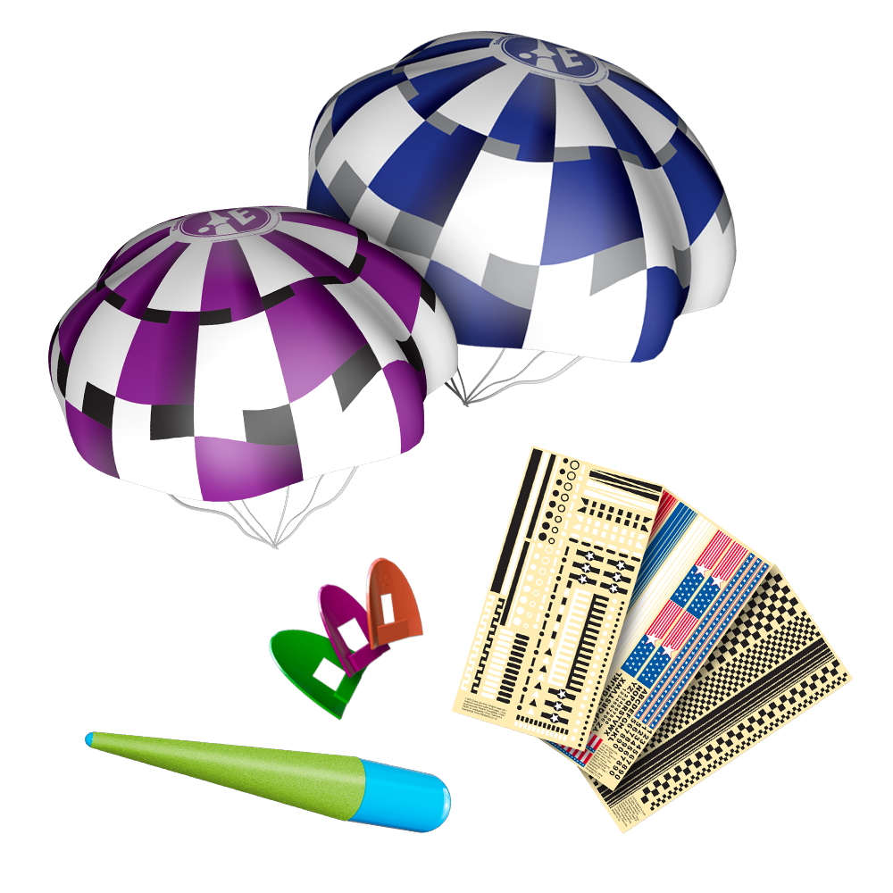 Estes Builders Holiday Stocking Bundle of Model Rocket Building Accessories