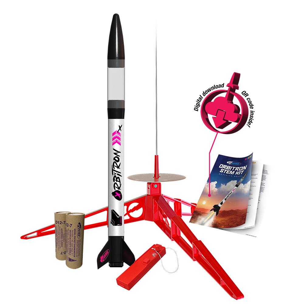 Estes Orbitron STEM Kit Model Rocket Set with everything needed to launch