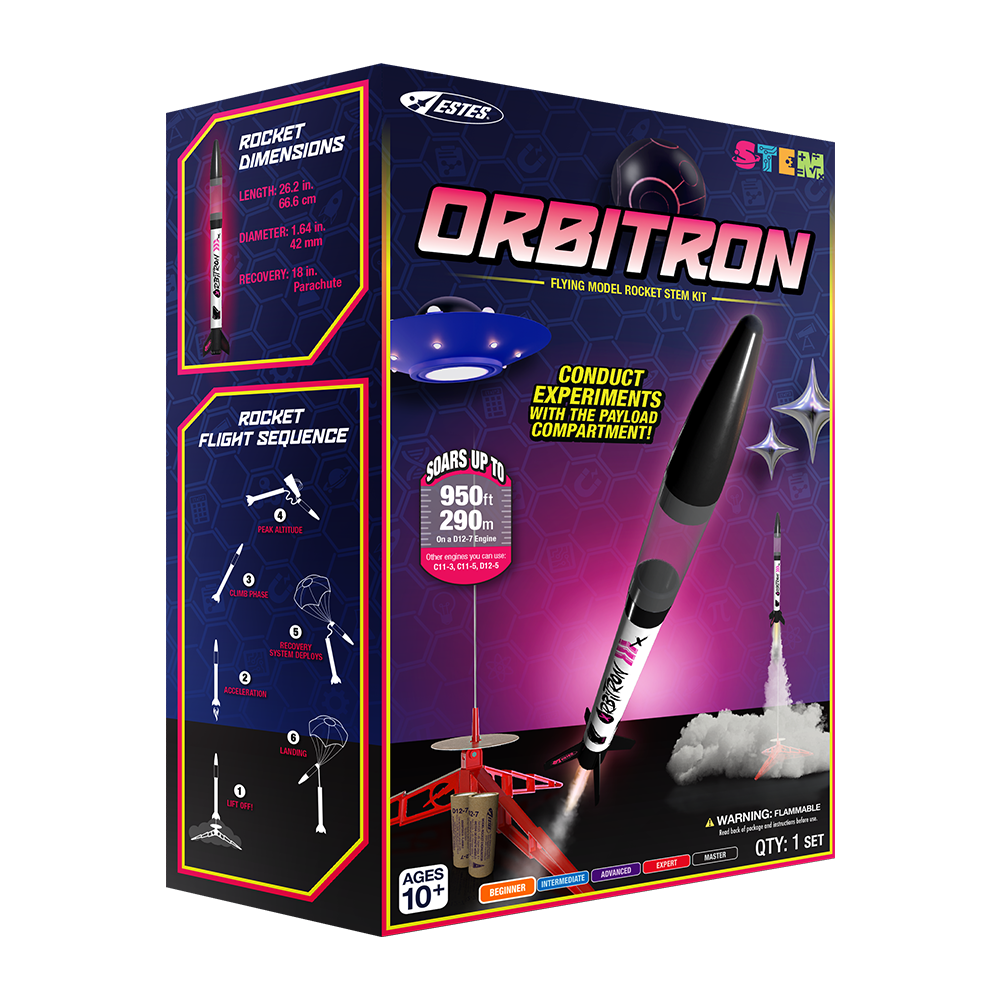 Estes Orbitron STEM Kit - All Inclusive Beginner Model Rocket Set 