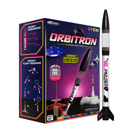 Estes Orbitron STEM Kit Model Rocket Set for Beginners