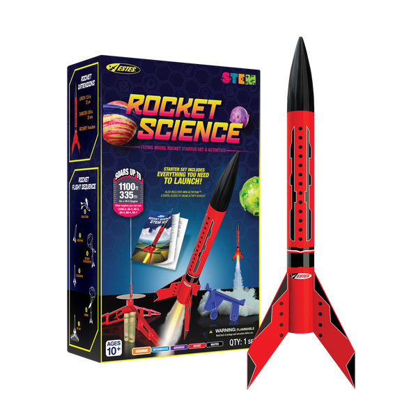 Rocket Science STEM Kit - Build, Launch & Track Real Model Rockets ...