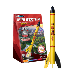 Estes Mini Bertha Starter Set Beginner Model Rocket Kit