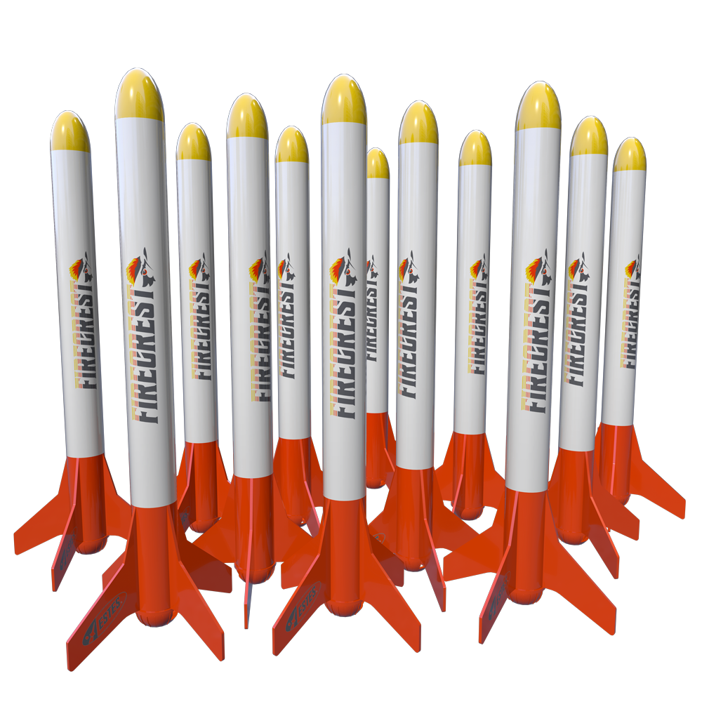 Firecrest™ Bulk Pack - 12 Beginner Friendly Model Rockets | Estes Rockets