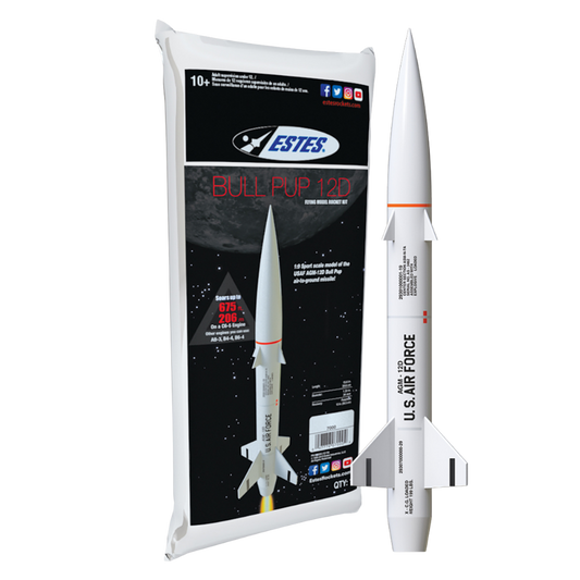 Estes Bull Pup 12D Flying Model Rocket Kit