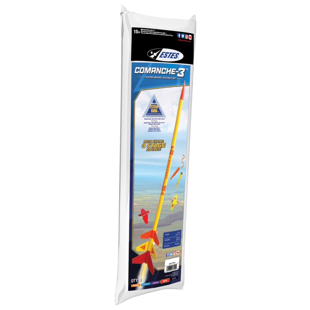 Estes Comanche-3™ Expert Model Rocket Kit