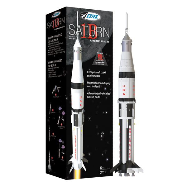 Saturn 1B Model Rocket Kit - 1:100 Scale Apollo Skylab