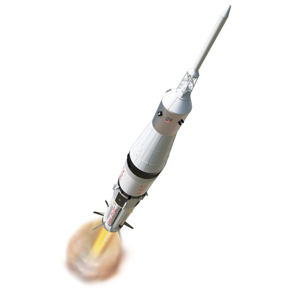 Estes Saturn 1B Flying Model Rocket