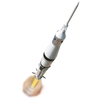 Estes Saturn 1B Flying Model Rocket