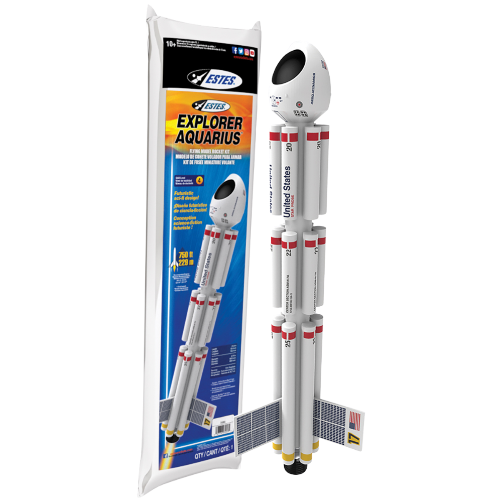 Explorer Aquarius™ Model Rocket Kit - Master Level Challenge for Explorer Aquarius™ Model Rocket Kit - Master Level Challenge for