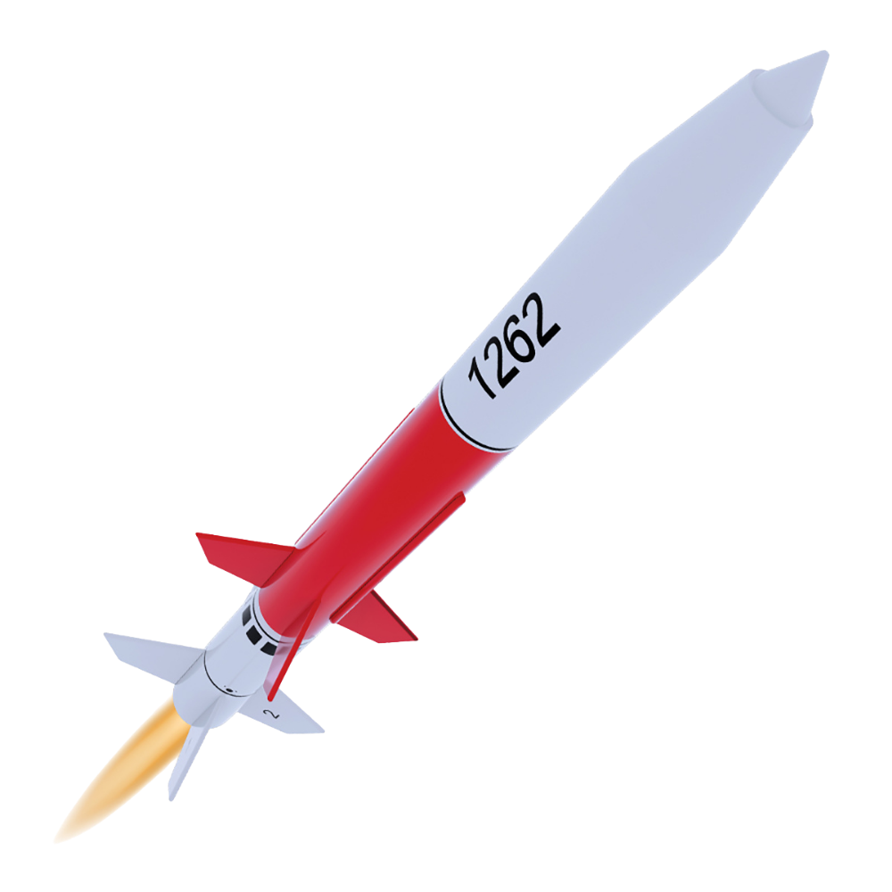 Red Nova™ Model Rocket - Advanced Estes Rocket Kit with 800 ft Altitude ...