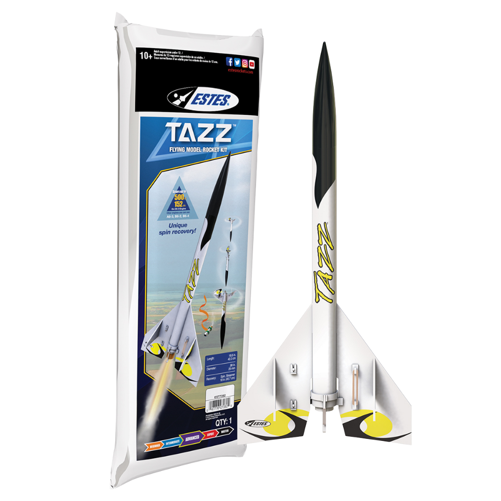 Estes Tazz Advanced Skill Level Flying Model Rocket Kit