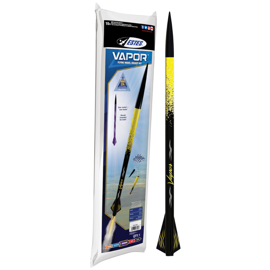 White Tube Rockets BT-60 Model Rocket Body Tubes - 3 Pack | Estes Rockets