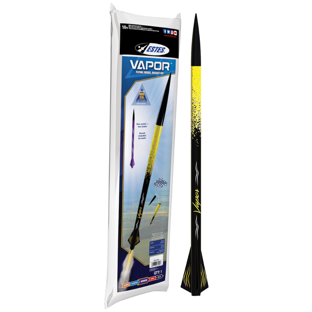 Estes Vapor Advanced Flying Model Rocket Kit