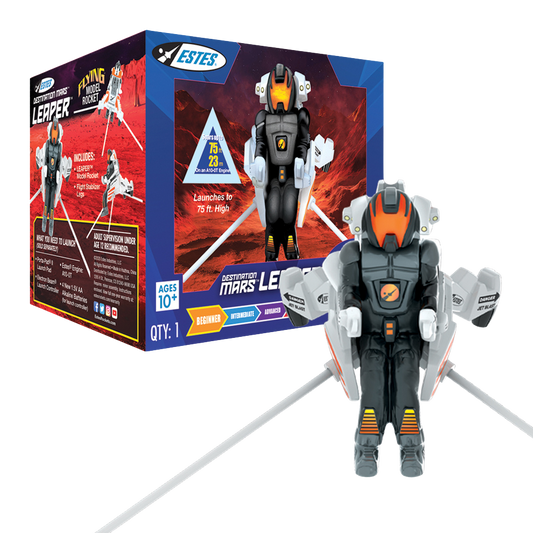 Estes Destination Mars Leaper Flying Model Rocket Kit for Beginners