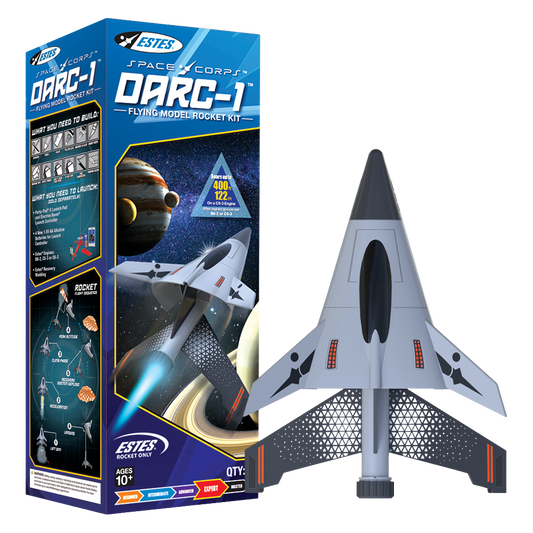 Estes Space Corps DARC-1 Expert Level Flying Model Rocket Kit