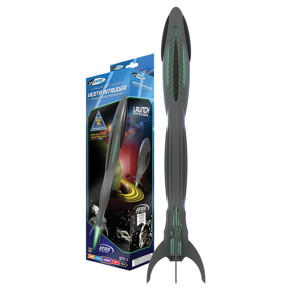 Space Corps™ Vesta Intruder™ Model Rocket Kit - Advanced Build