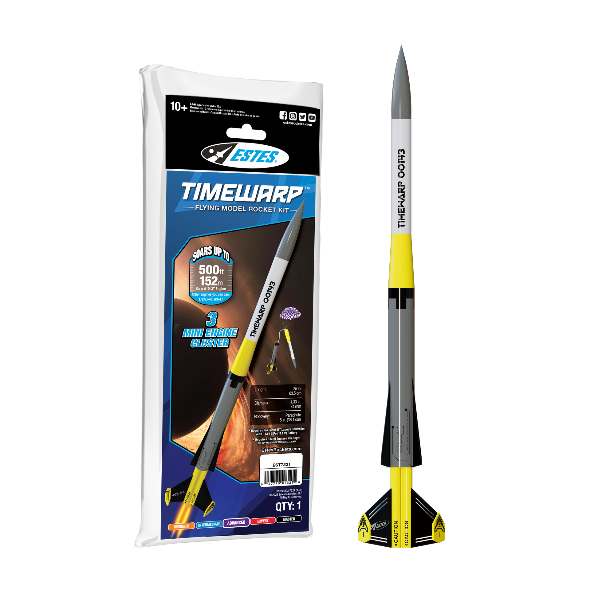 Estes Time Warp Model Rocket Kit