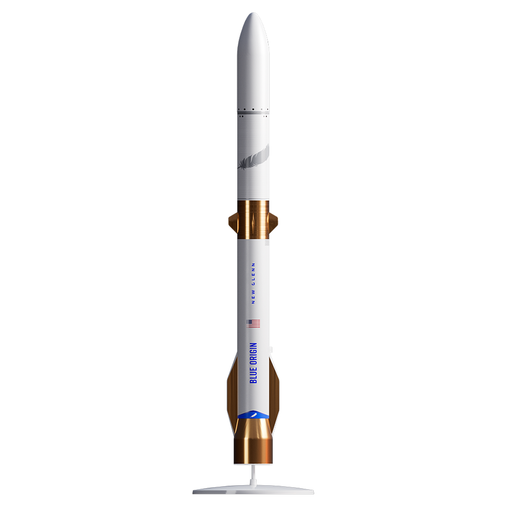 Estes Blue Origin New Glenn Model Rocket with Display Stand
