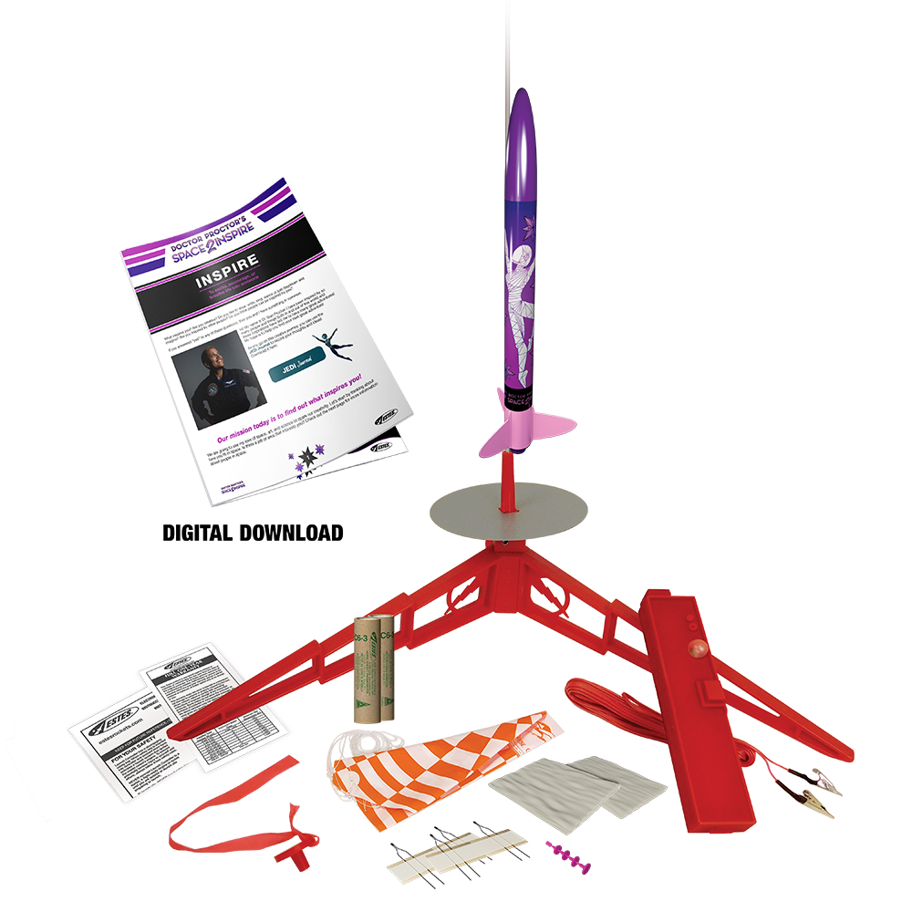 Space2Inspire Model Rocket STEM Kit - Build, Launch & Create | Estes ...