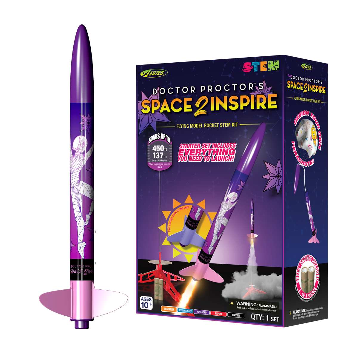 Space2Inspire Model Rocket STEM Kit - Estes Rockets
