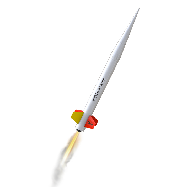 Mid Powered Model Rockets Pro Series II™ Nike Smoke | 29mm Mid-Power Model Rocket Kit | Estes Rockets