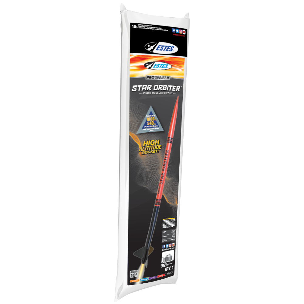 Estes Pro Series II Star Orbiter Intermediate Model Rocket Kit 