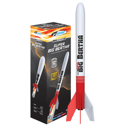 Estes Pro Series II Super Big Bertha Flying Model Rocket Kit