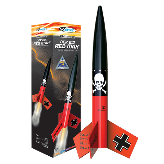 Pro Series II™ Der Big Red Max™ Flying Model Rocket Kit