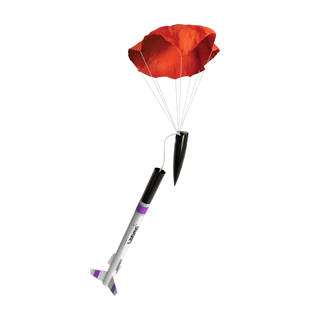 Estes Optima Pro Model Rocket Parachute Recovery