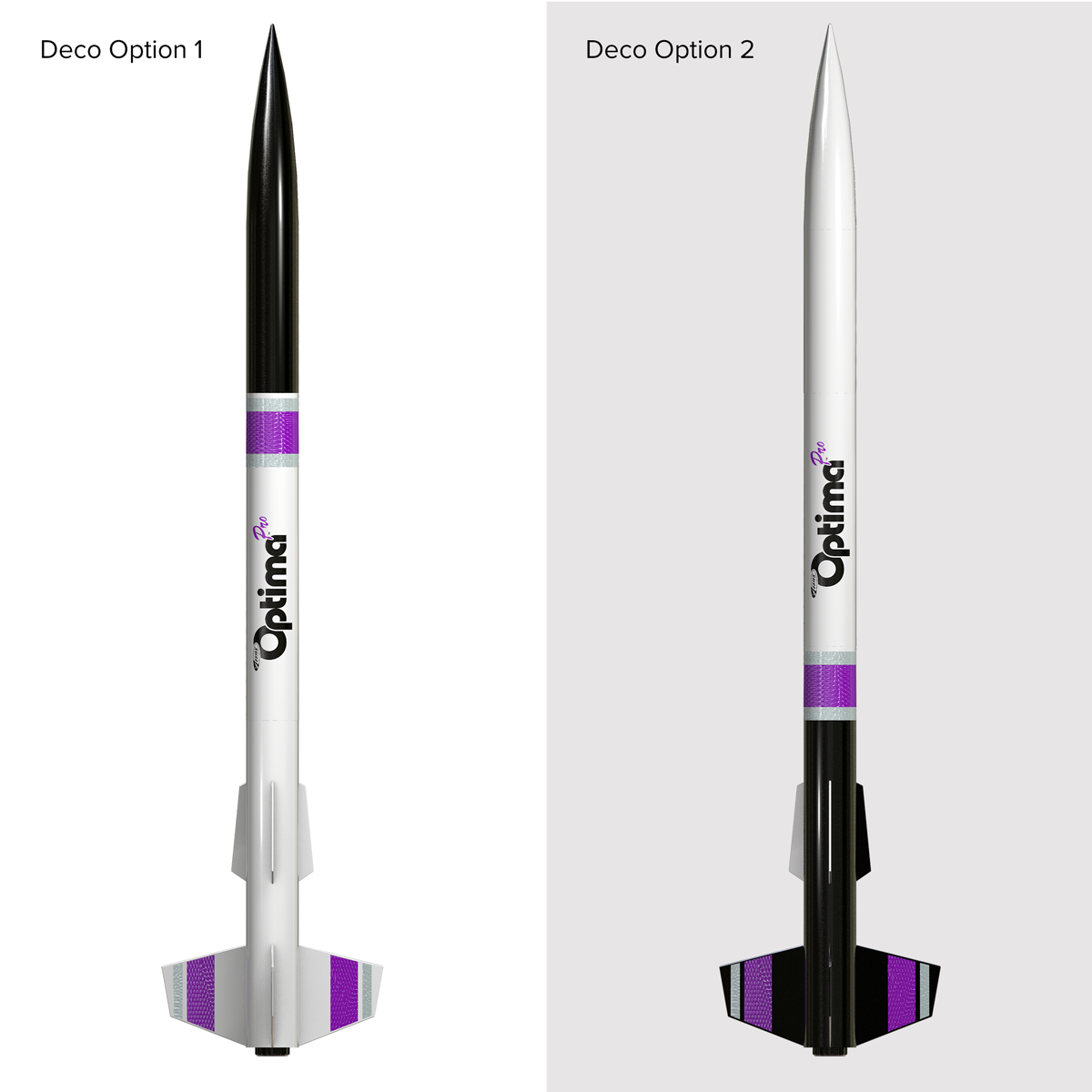 Estes Optima Pro Model Rocket Design Options