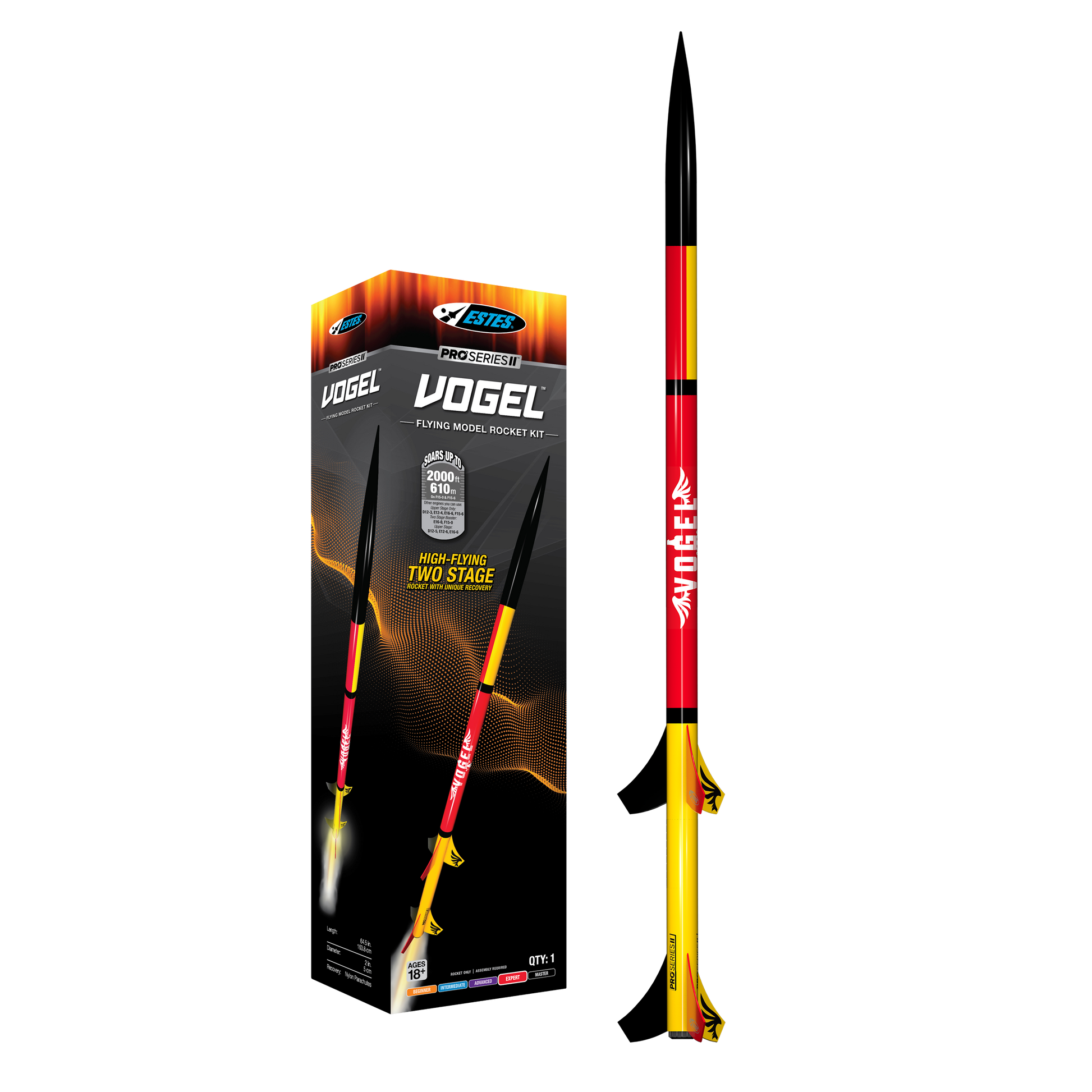Estes Pro Series II Vogel Model Rocket Kit 