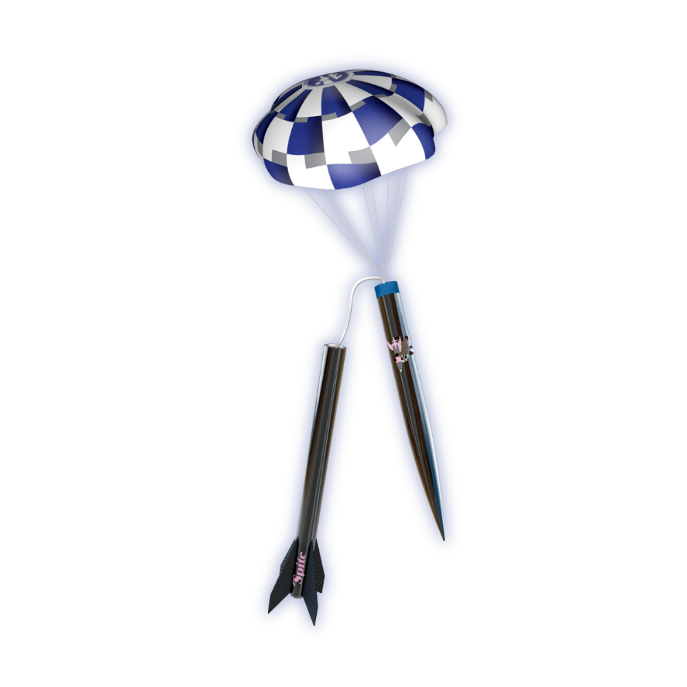 Xyla Foxlin Lil' Spite™ Model Rocket Kit with Parachute Recovery