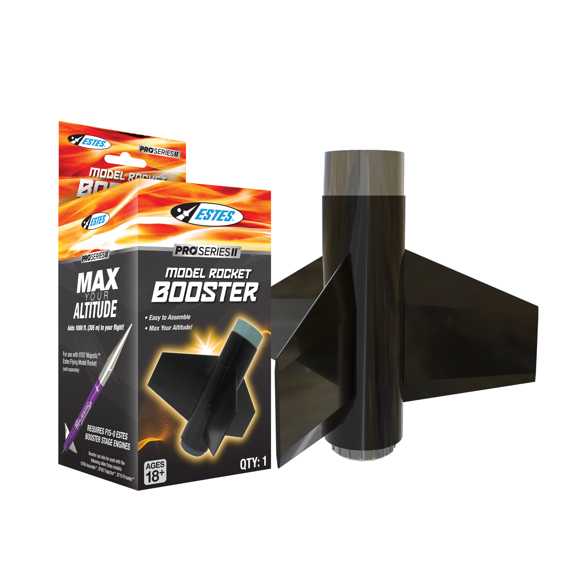 Estes Pro Series II E2X Booster for Model Rockets